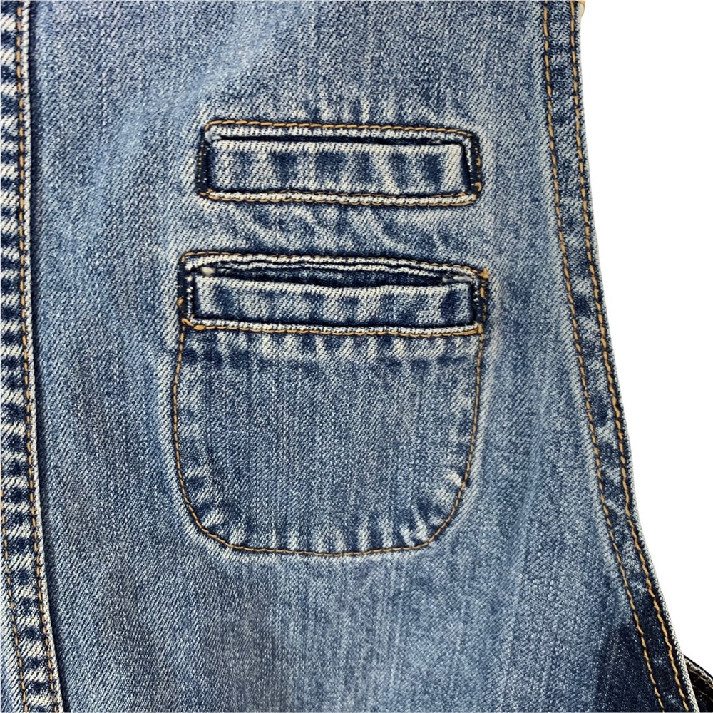 BLANK NYC Overalls Funny Bone Distressed Denim Shortalls 27 - Picture 10 of 11
